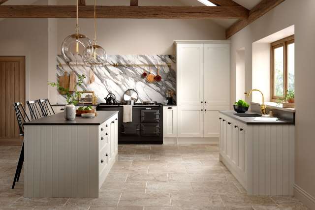 Hadley Porcelain White Kitchen