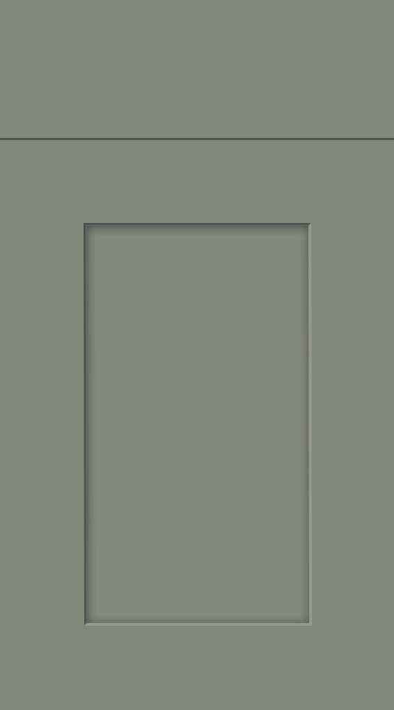 Hadley sage green shaker door