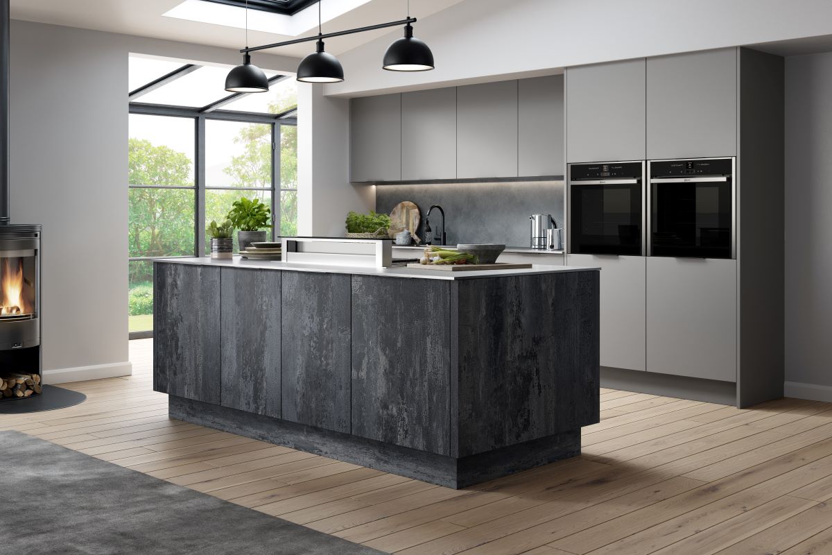 valore-slatewood-grey-and-smooth-dust-grey-kitchen 1200x800 slatewood grey kitchen